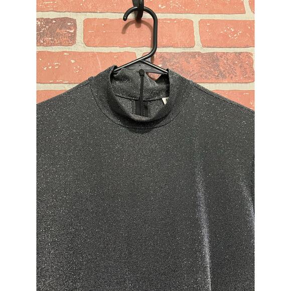 Sandra Ow-Wing Black and Silver Long Metallic Dress - 8 - Picture 3 of 8